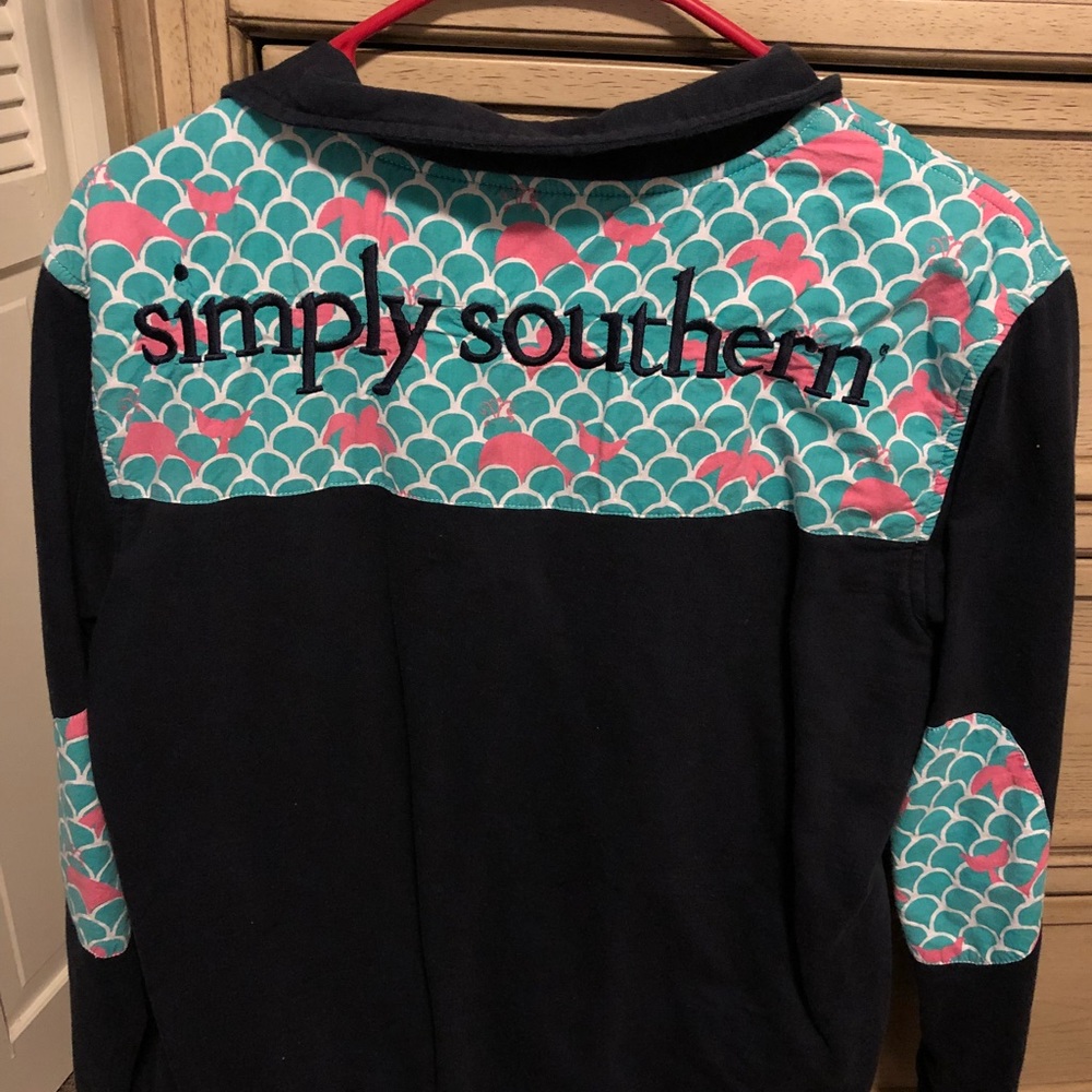 SS pullover with zipper